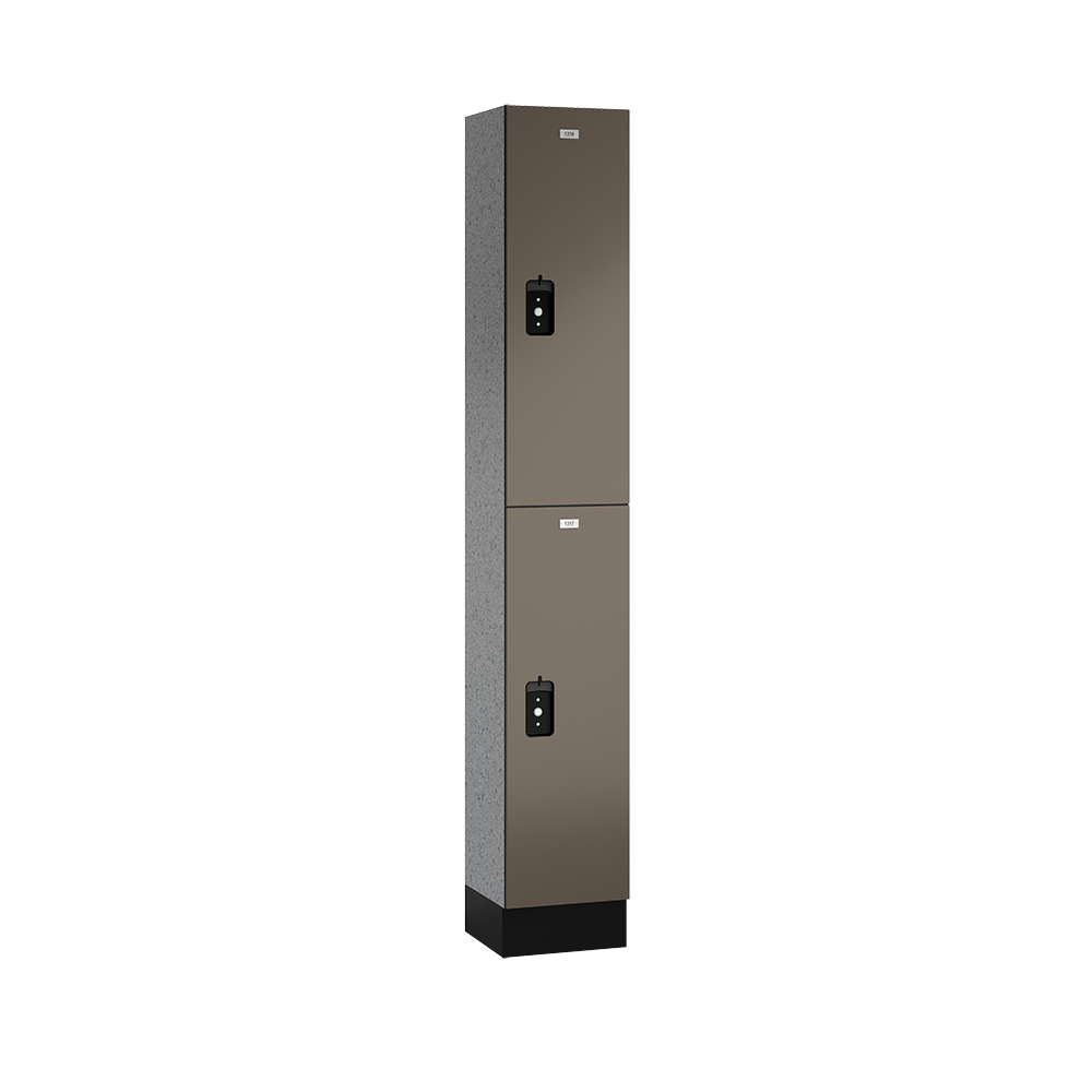 Traditional Phenolic Locker — 2 Tier, 1 Wide