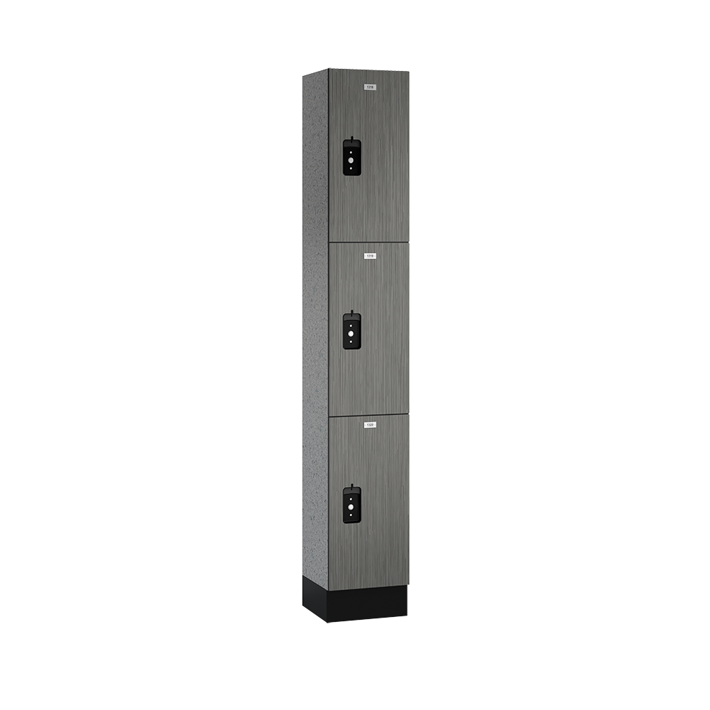 Traditional Phenolic Locker — 3 Tier, 1 Wide