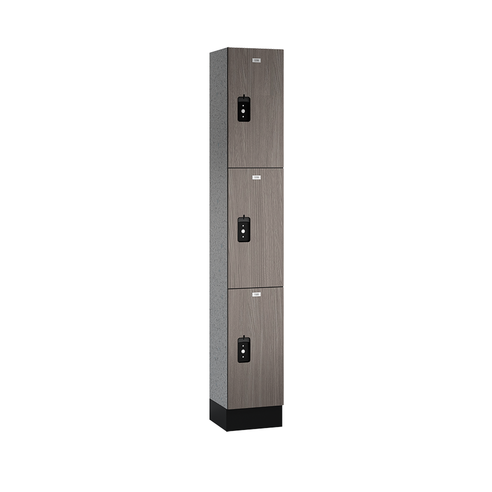 Traditional Phenolic Locker — 3 Tier, 1 Wide