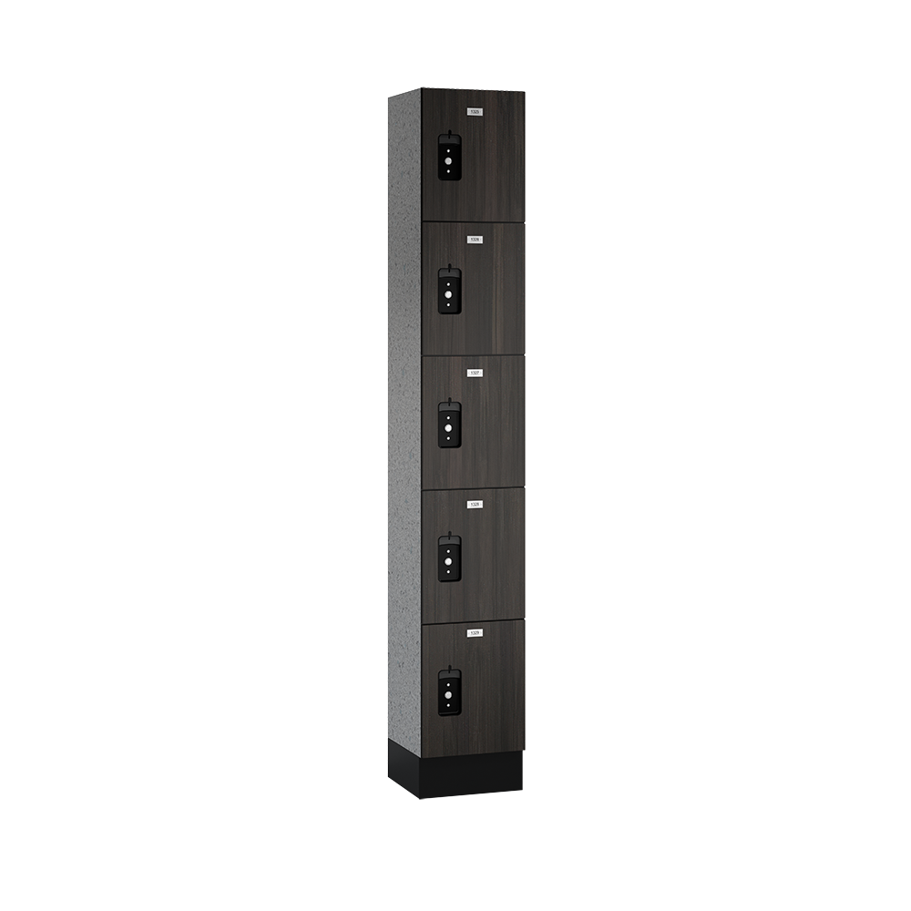Traditional Phenolic Locker — 5 Tier, 1 Wide