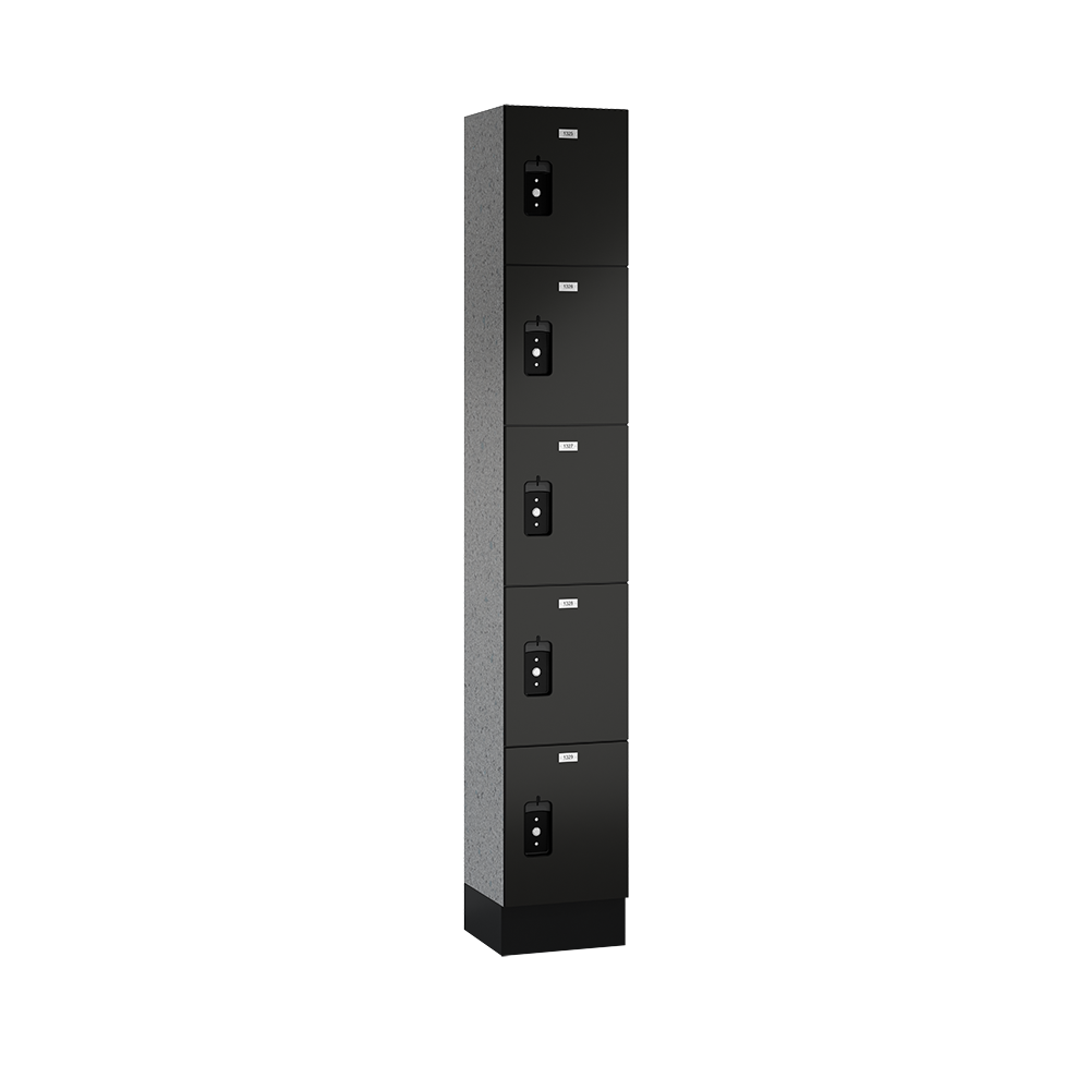 Traditional Phenolic Locker — 5 Tier, 1 Wide