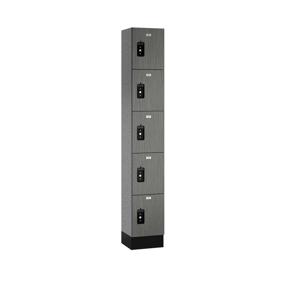 Traditional Phenolic Locker — 5 Tier, 1 Wide