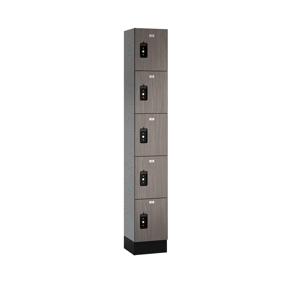 Traditional Phenolic Locker — 5 Tier, 1 Wide