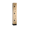 Traditional HDPE Solid Plastic Locker — 3 Tier, 1 Wide