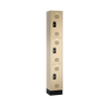 Traditional HDPE Solid Plastic Locker — 3 Tier, 1 Wide