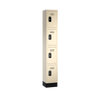 Traditional HDPE Solid Plastic Locker — 4 Tier, 1 Wide
