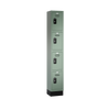 Traditional HDPE Solid Plastic Locker — 4 Tier, 1 Wide