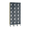 Traditional Metal Locker — 6 Tier, 3 Wide