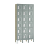 Traditional Metal Locker — 6 Tier, 3 Wide