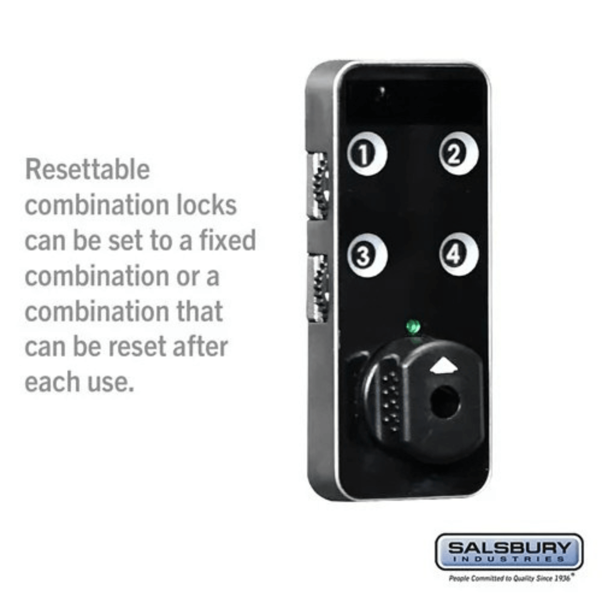 Resettable Combination Lock — Premier Wood Lockers