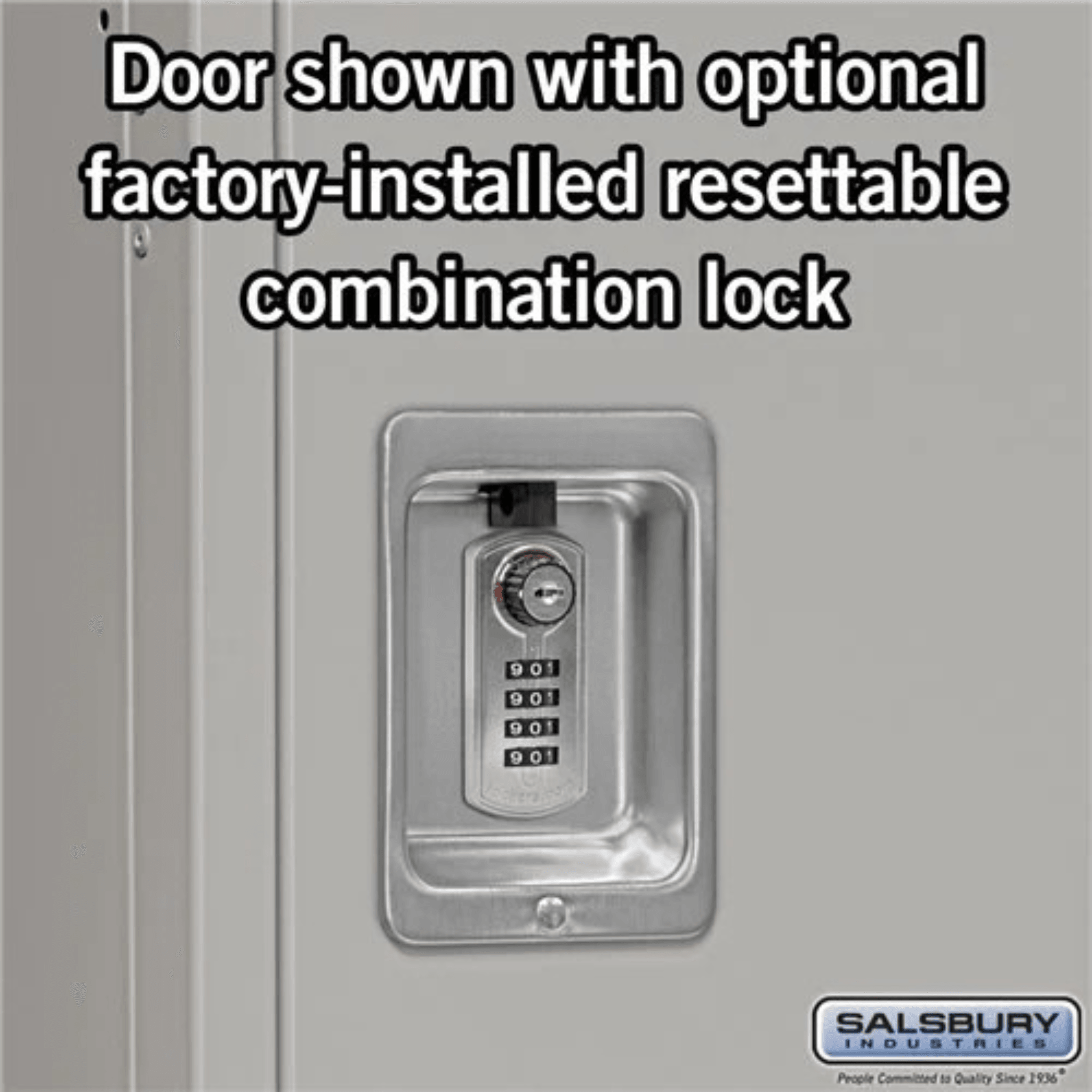 Resettable Combination Lock — Factory Installed