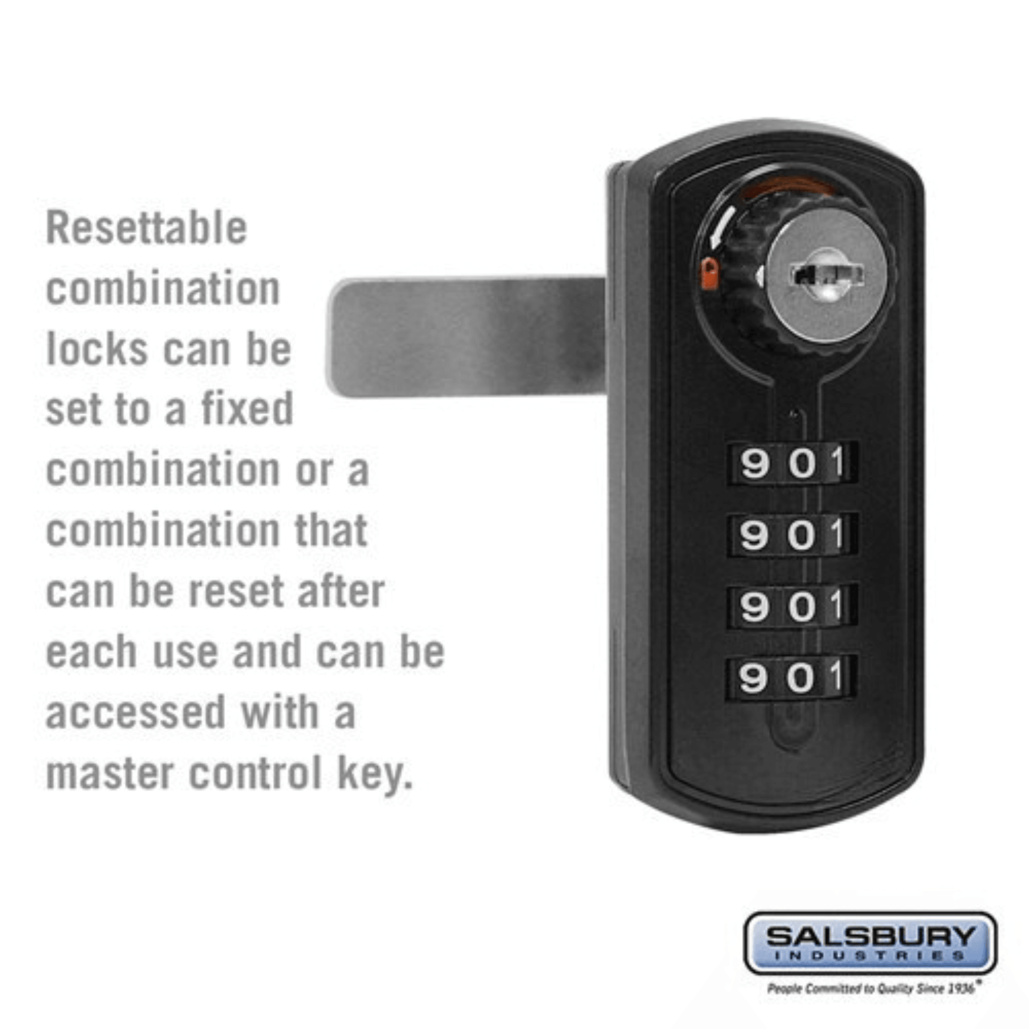 Resettable Combination Lock — Factory Installed
