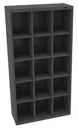 Heavy-Duty Steel Cubby Locker [15 openings] - Your Locker Store