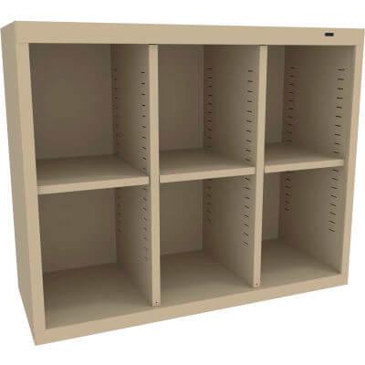 Heavy-Duty Steel Cubby Locker [6 openings] - Your Locker Store