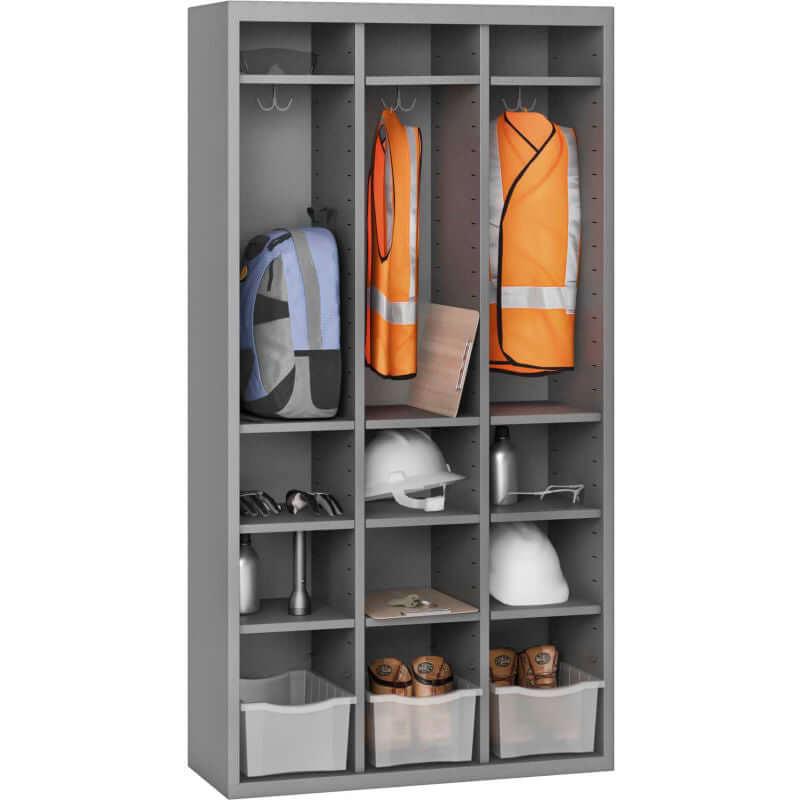 Heavy-Duty Steel Cubby Locker [15 openings] - Your Locker Store