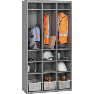 Heavy-Duty Steel Cubby Locker [15 openings]