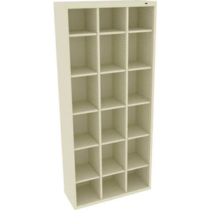 Heavy-Duty Steel Cubby Locker [18 openings]