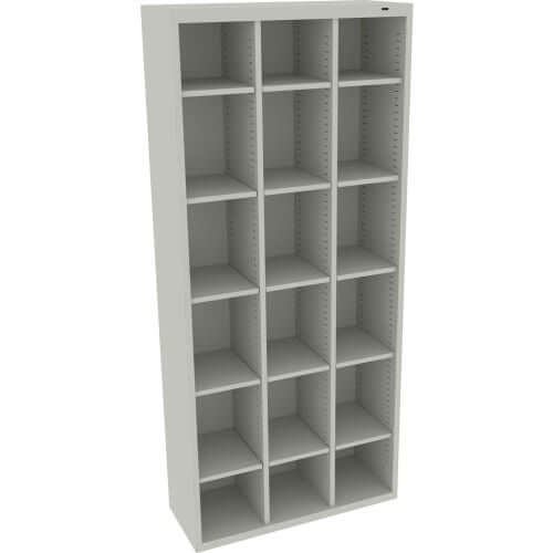 Heavy-Duty Steel Cubby Locker [18 openings]