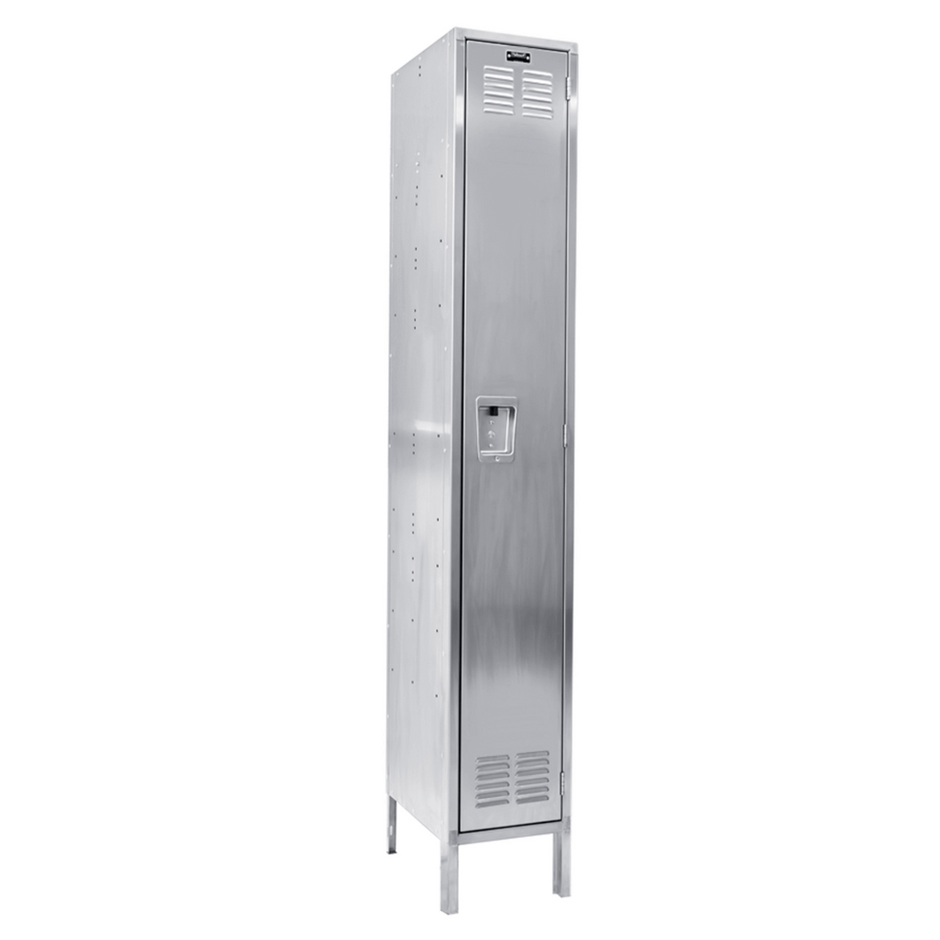 Hallowell 304 Stainless Steel Locker — 1 Tier, 1 Wide YourLockerStore