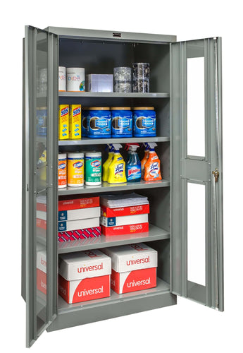 Hallowell 400 Series Commercial Storage Metal Cabinet — Safety View Door YourLockerStore