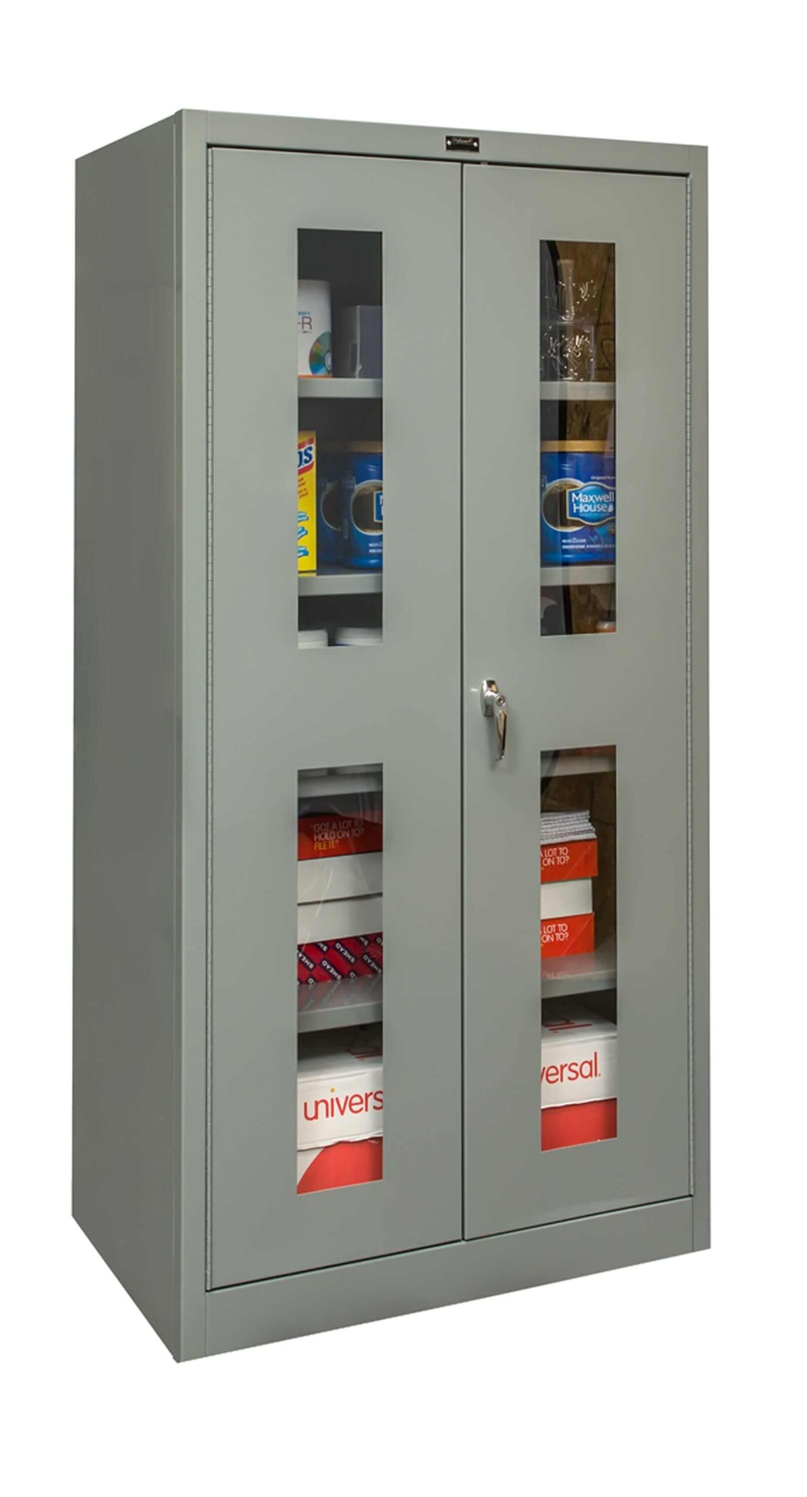 Hallowell 400 Series Commercial Storage Metal Cabinet — Safety View Door YourLockerStore