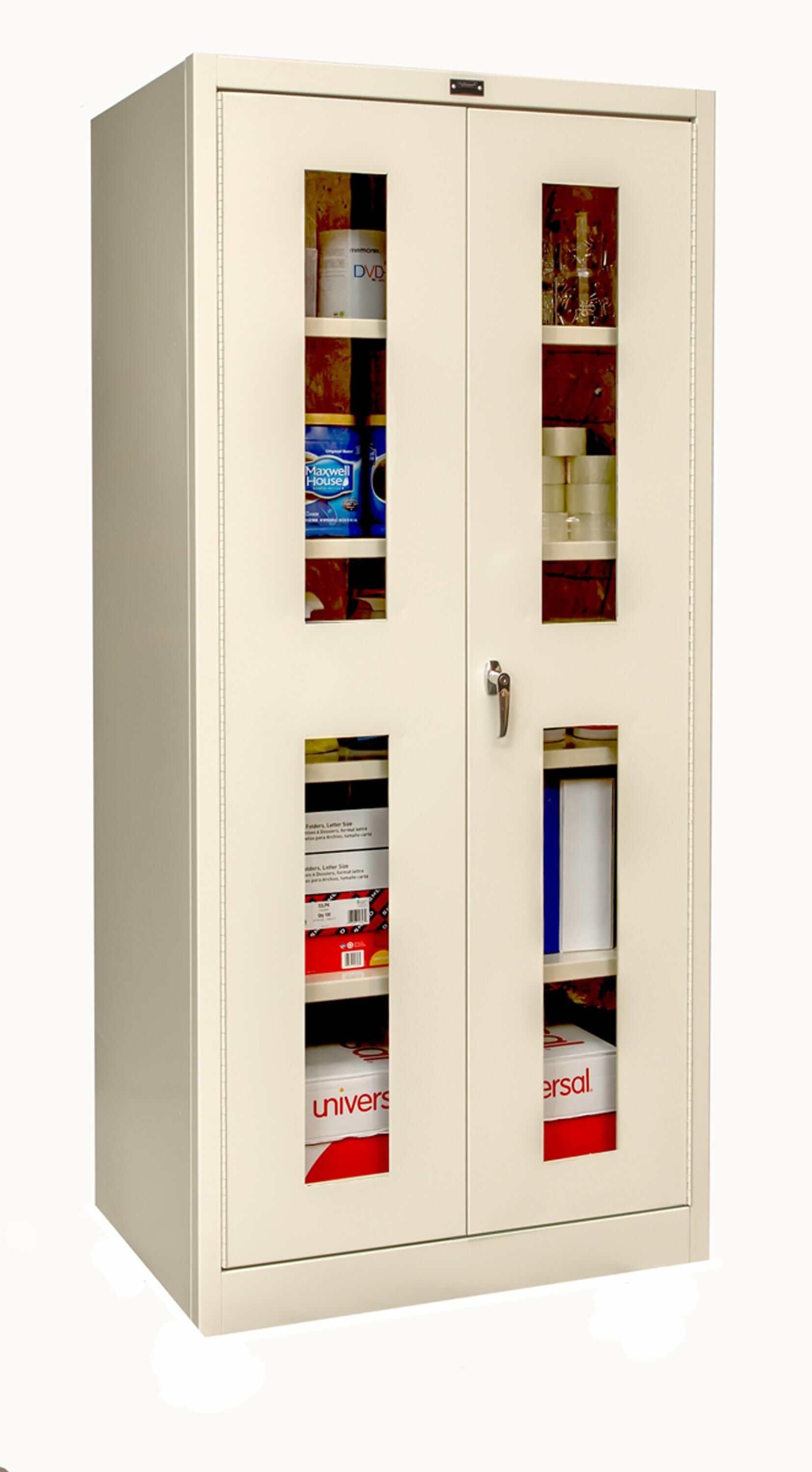 Hallowell 400 Series Commercial Storage Metal Cabinet — Safety View Door YourLockerStore