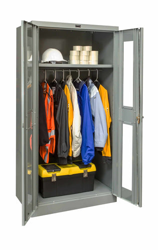 Hallowell 400 Series Commercial Wardrobe Metal Cabinets — Safety View Door YourLockerStore