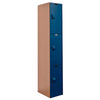 Hallowell AquaMax HDPE Solid Plastic Locker — 3 Tier, 1 Wide HPL1282-3A-TB YourLockerStore