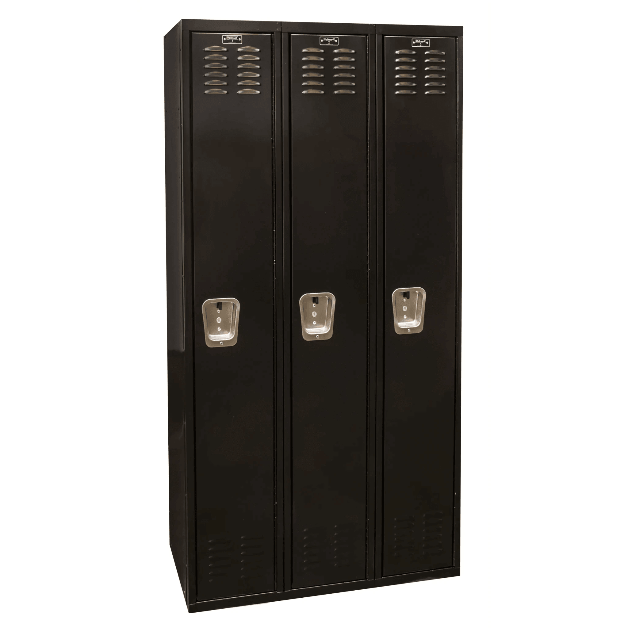 Hallowell Black Tie Steel Locker — 1 Tier, 3 Wide U1282-1ME YourLockerStore