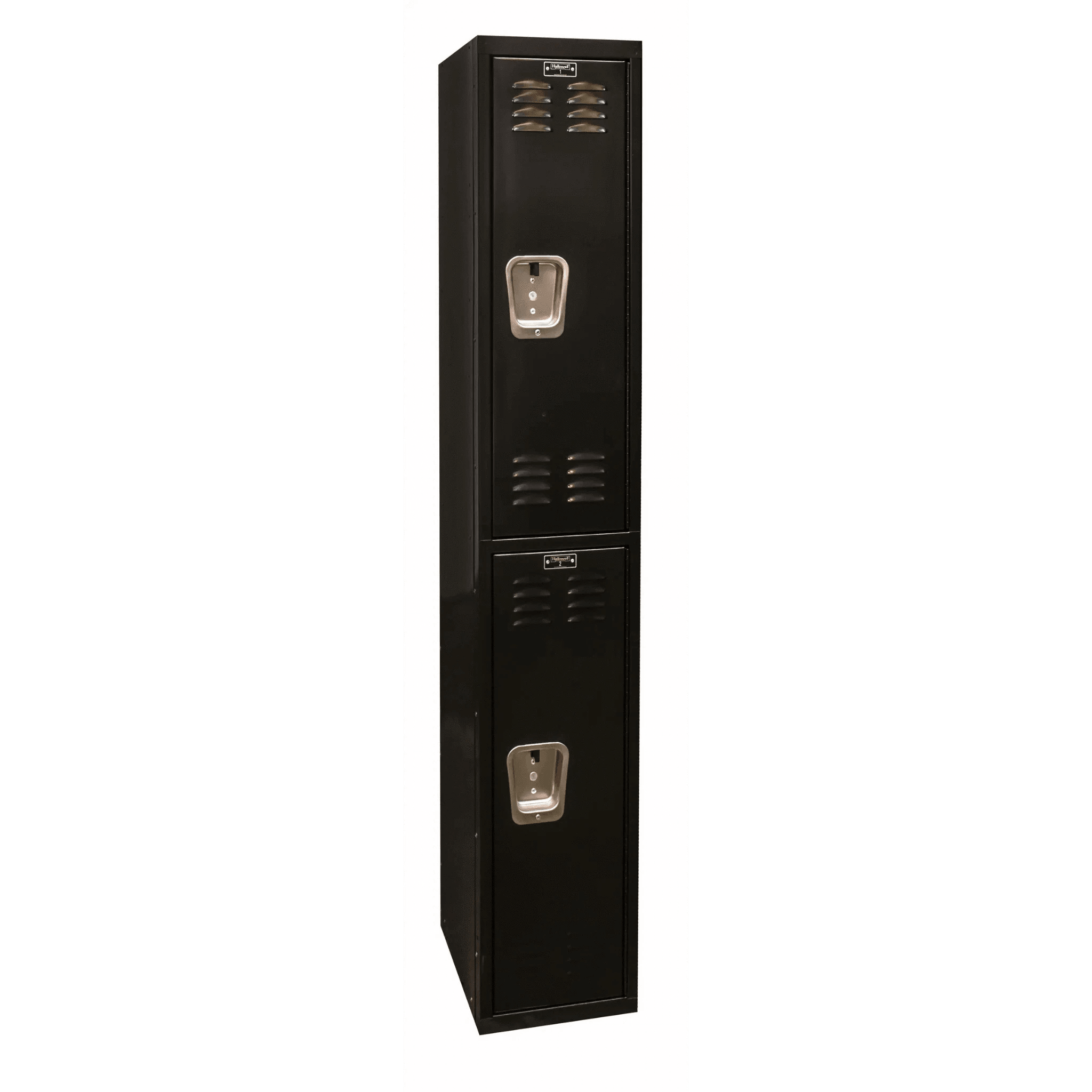 Hallowell Black Tie Steel Locker — 2 Tier, 1 Wide YourLockerStore