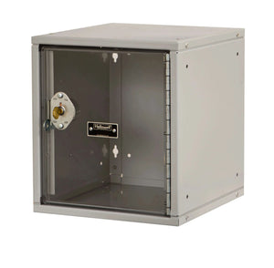 Hallowell Cubix Modular Steel Locker with Safety-View Plus Door HC121212-1PL-K-PL YourLockerStore