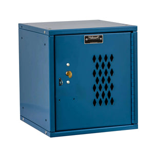 Hallowell Cubix Modular Steel Locker with Vented Door HC121212-1PL-K-MB YourLockerStore