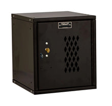 Load image into Gallery viewer, Hallowell Cubix Modular Steel Locker with Vented Door HC121212-1PL-K-ME YourLockerStore