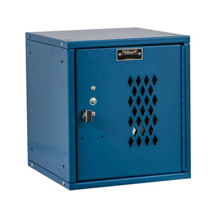Hallowell Cubix Modular Steel Locker with Vented Door HC121212-1PL-MB YourLockerStore