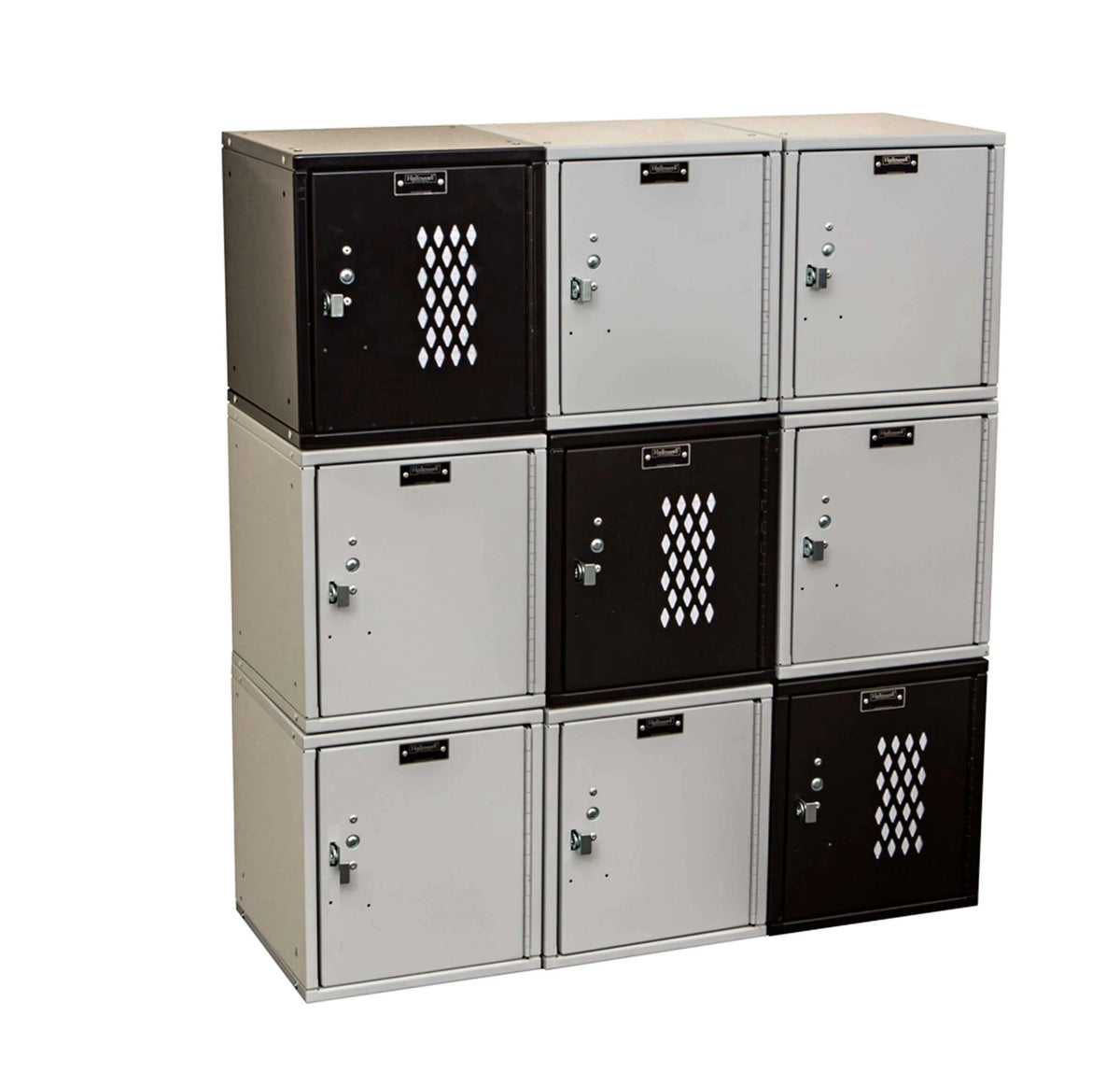 Hallowell Cubix Modular Metal Lockers — Ventilated Door | Lowest Price