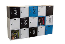 Load image into Gallery viewer, Hallowell Cubix Modular Steel Locker with Ventilated Door YourLockerStore