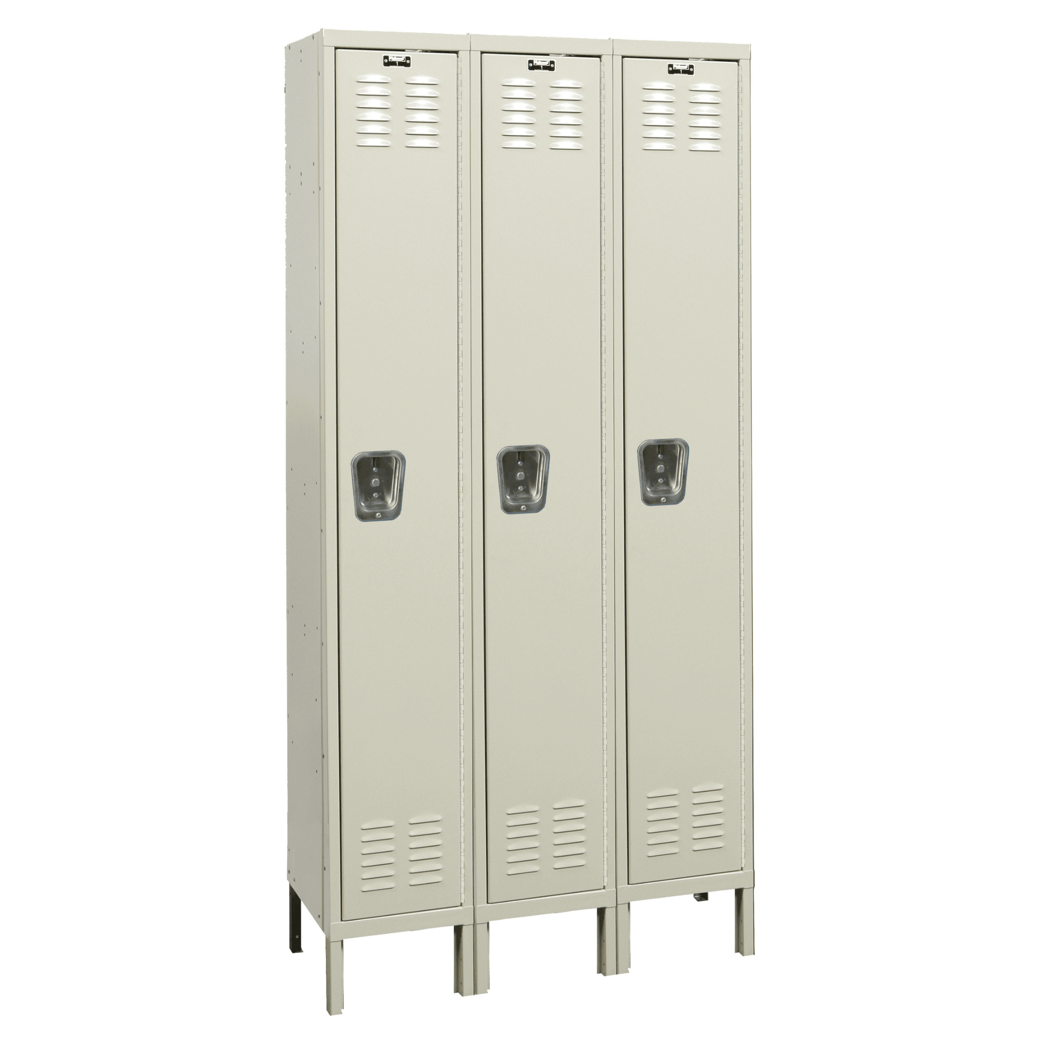 Hallowell Galvanite Steel Locker — 1 Tier, 3 Wide YourLockerStore