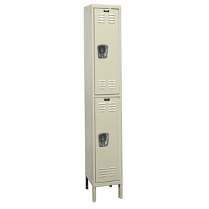 Hallowell Galvanite Steel Locker — 2 Tier, 1 Wide YourLockerStore