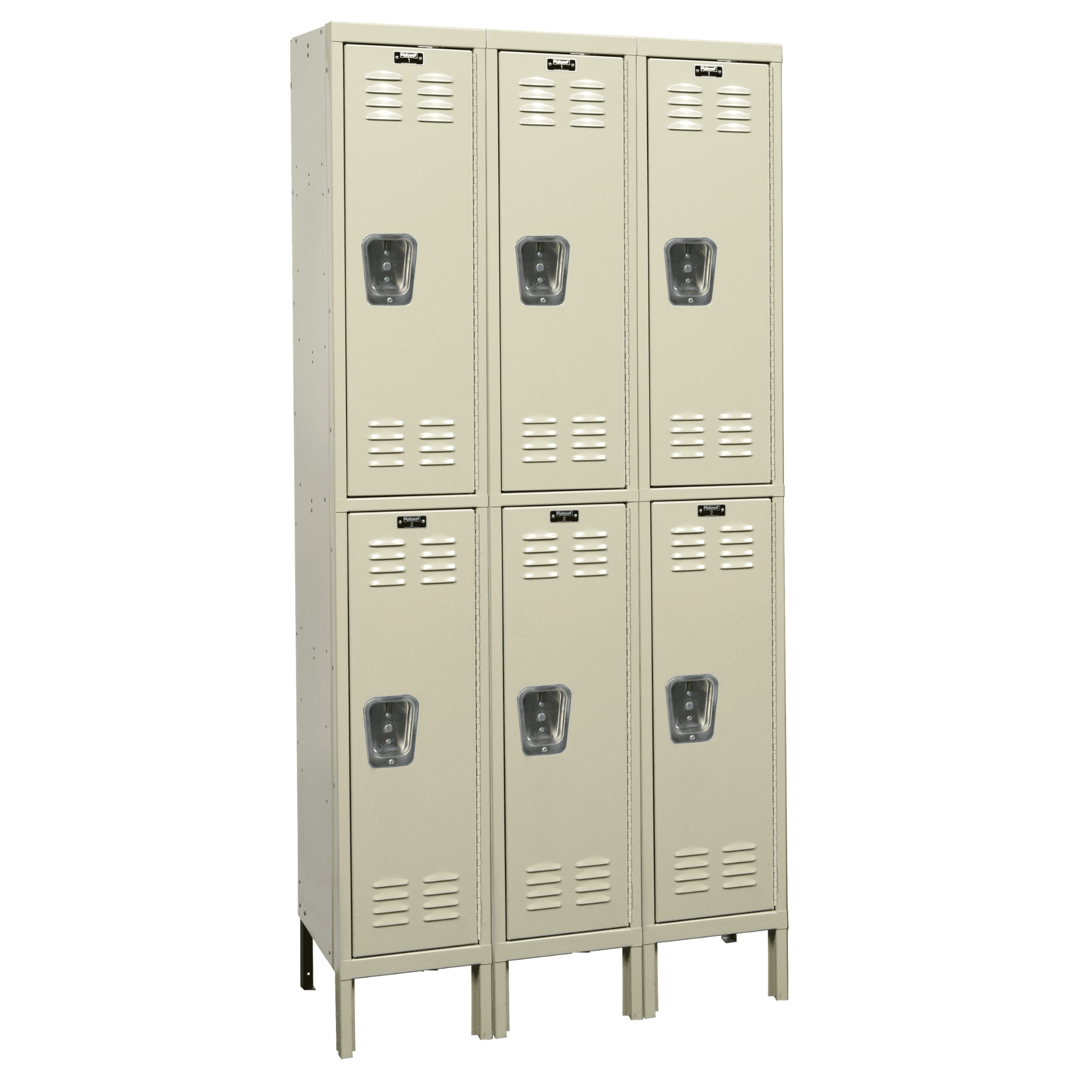 Hallowell Galvanite Steel Locker — 2 Tier, 3 Wide YourLockerStore