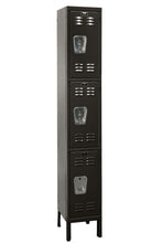 Load image into Gallery viewer, Hallowell Premium Louvered Steel Locker — 3 Tier, 1 Wide U1228-3ME YourLockerStore