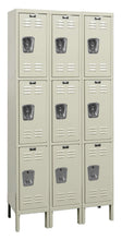 Load image into Gallery viewer, Hallowell Premium Louvered Steel Locker — 3 Tier, 3 Wide U3228-3PT YourLockerStore