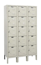 Load image into Gallery viewer, Hallowell Premium Louvered Steel Locker — 5 Tier, 3 Wide U3228-5PT YourLockerStore