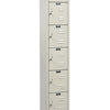 Hallowell Premium Louvered Steel Locker — 6 Tier, 1 Wide U1228-6PT YourLockerStore