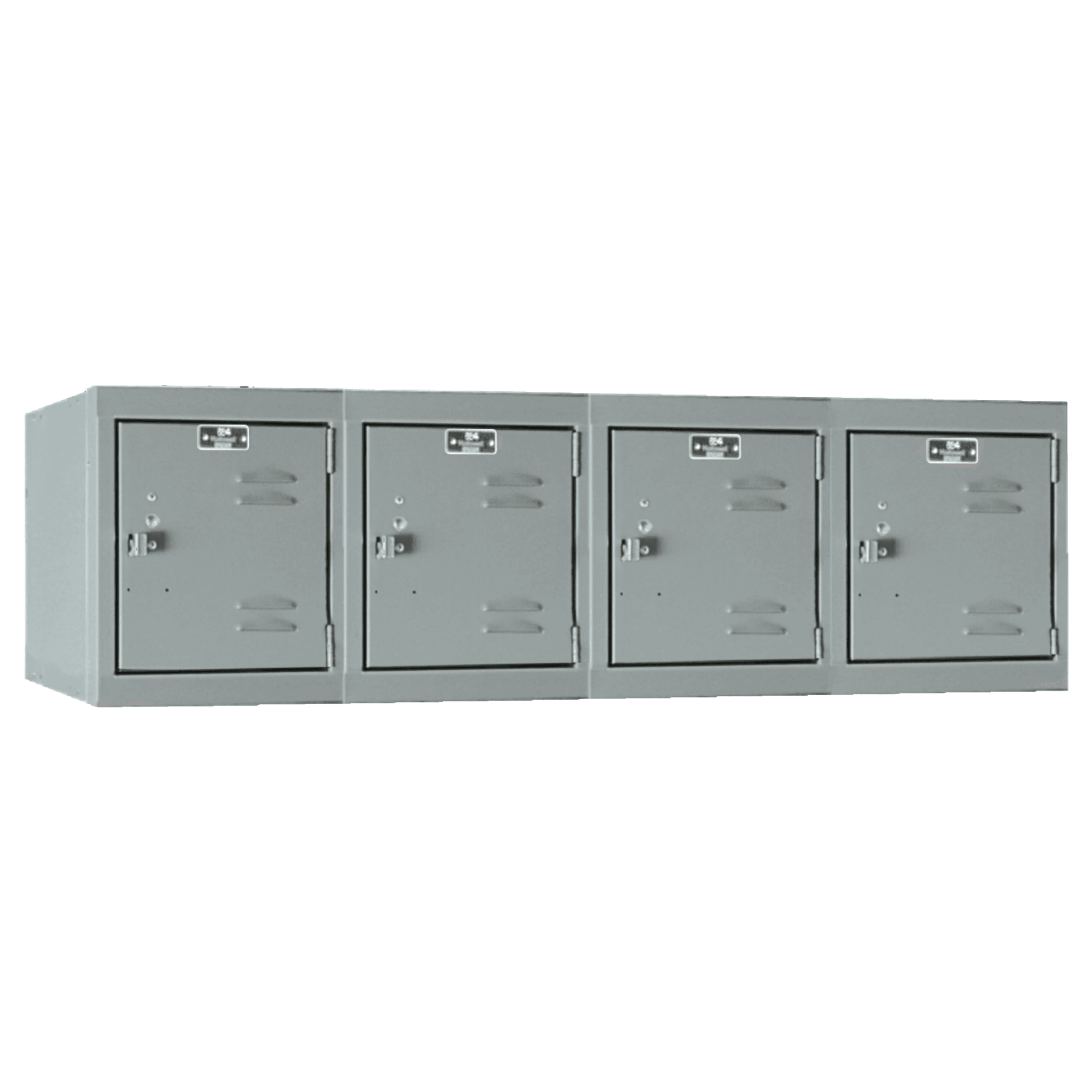 Hallowell Premium Louvered Steel Locker — Wall Mount — 1 Tier, 4 Boxes YourLockerStore