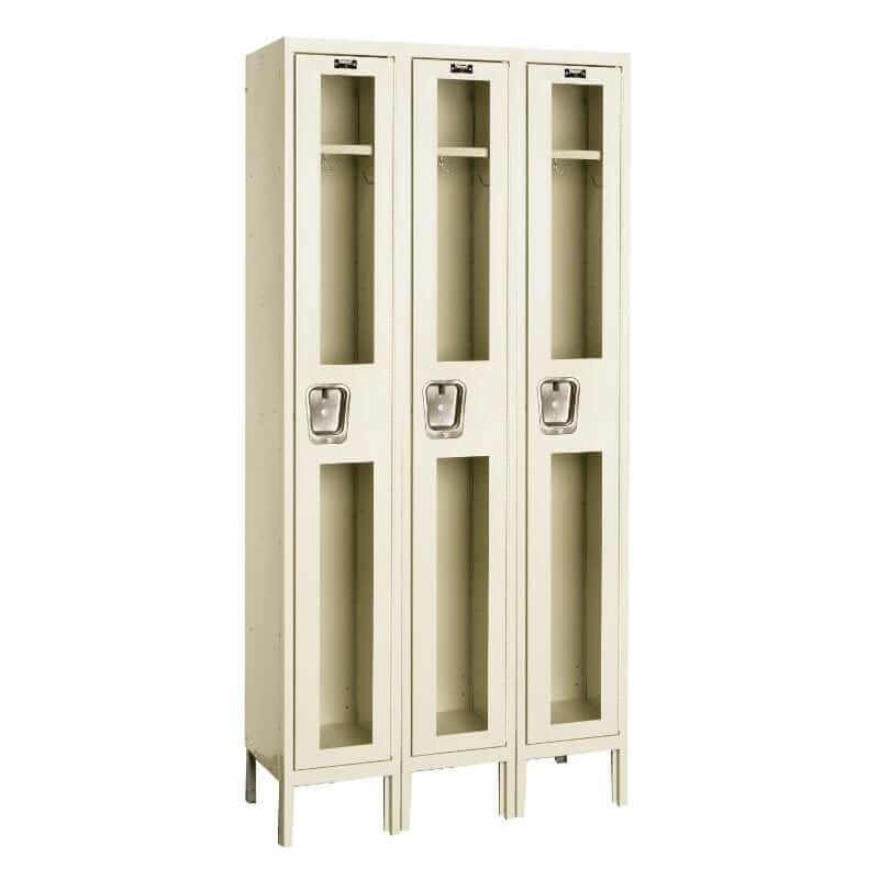 Hallowell Safety-View Steel Locker — 1 Tier, 3 Wide USV3228-1 YourLockerStore
