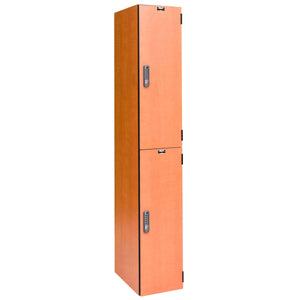 Hallowell VersaMax Solid Phenolic Locker — 2 Tier, 1 Wide PHL1282-2A-E-FA YourLockerStore