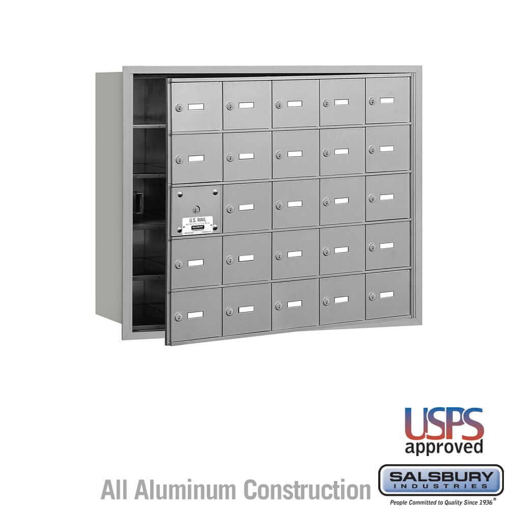 Salsbury Industries 4B+ Horizontal Mailbox with USPS Access [25 A Doors] 3625AFU 820996417077 YourLockerStore