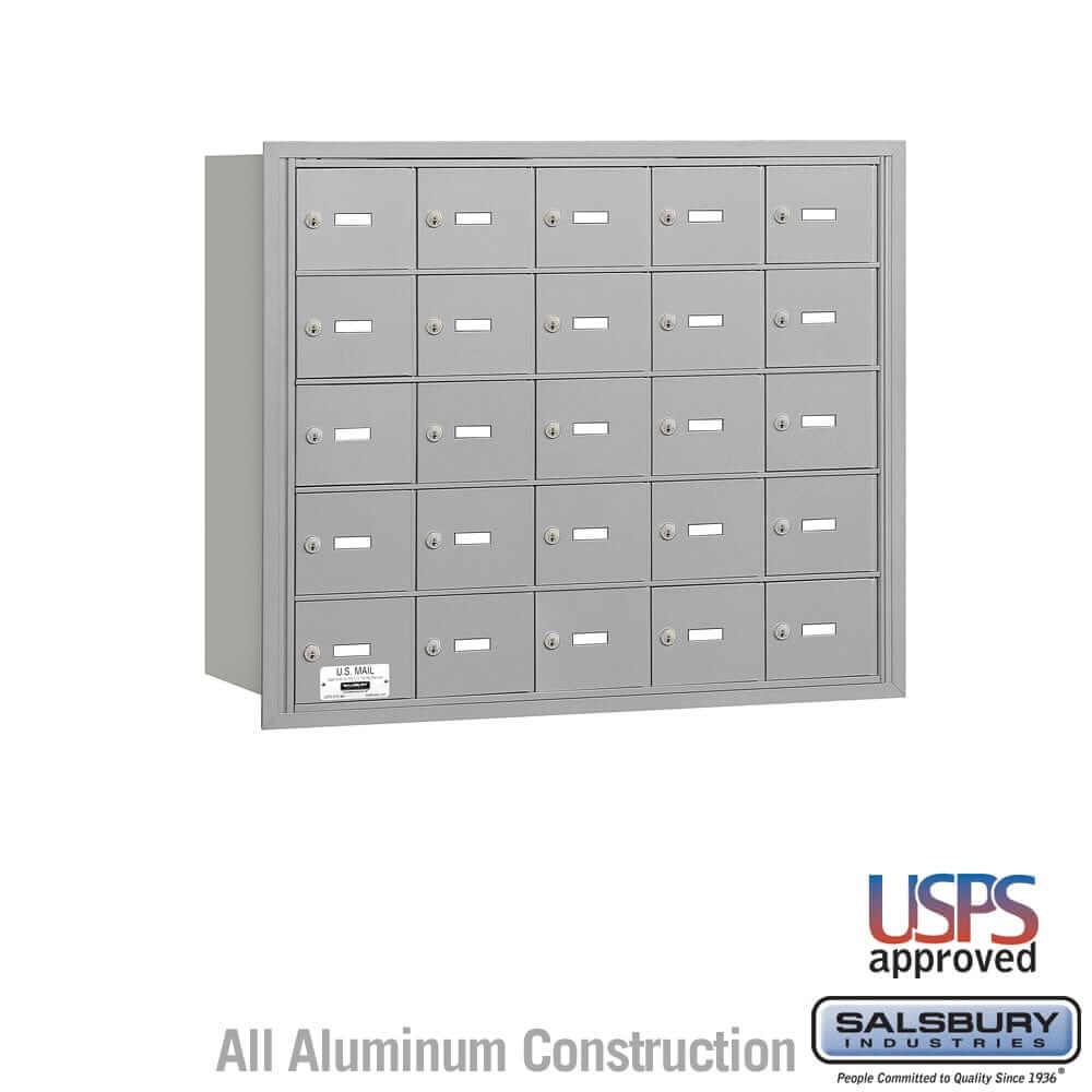 Salsbury Industries 4B+ Horizontal Mailbox with USPS Access [25 A Doors] 3625ARU 820996417312 YourLockerStore