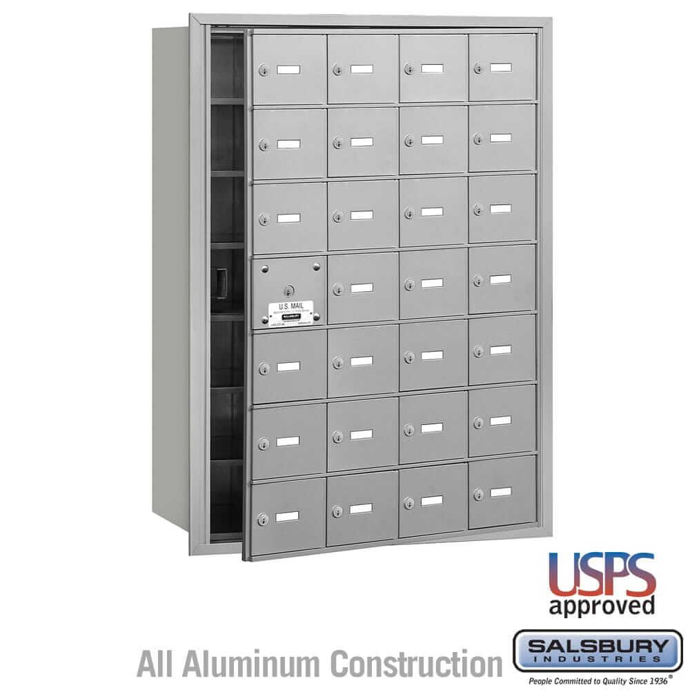 Salsbury Industries 4B+ Horizontal Mailbox with USPS Access [28 A Doors] 3628AFU 820996416988 YourLockerStore