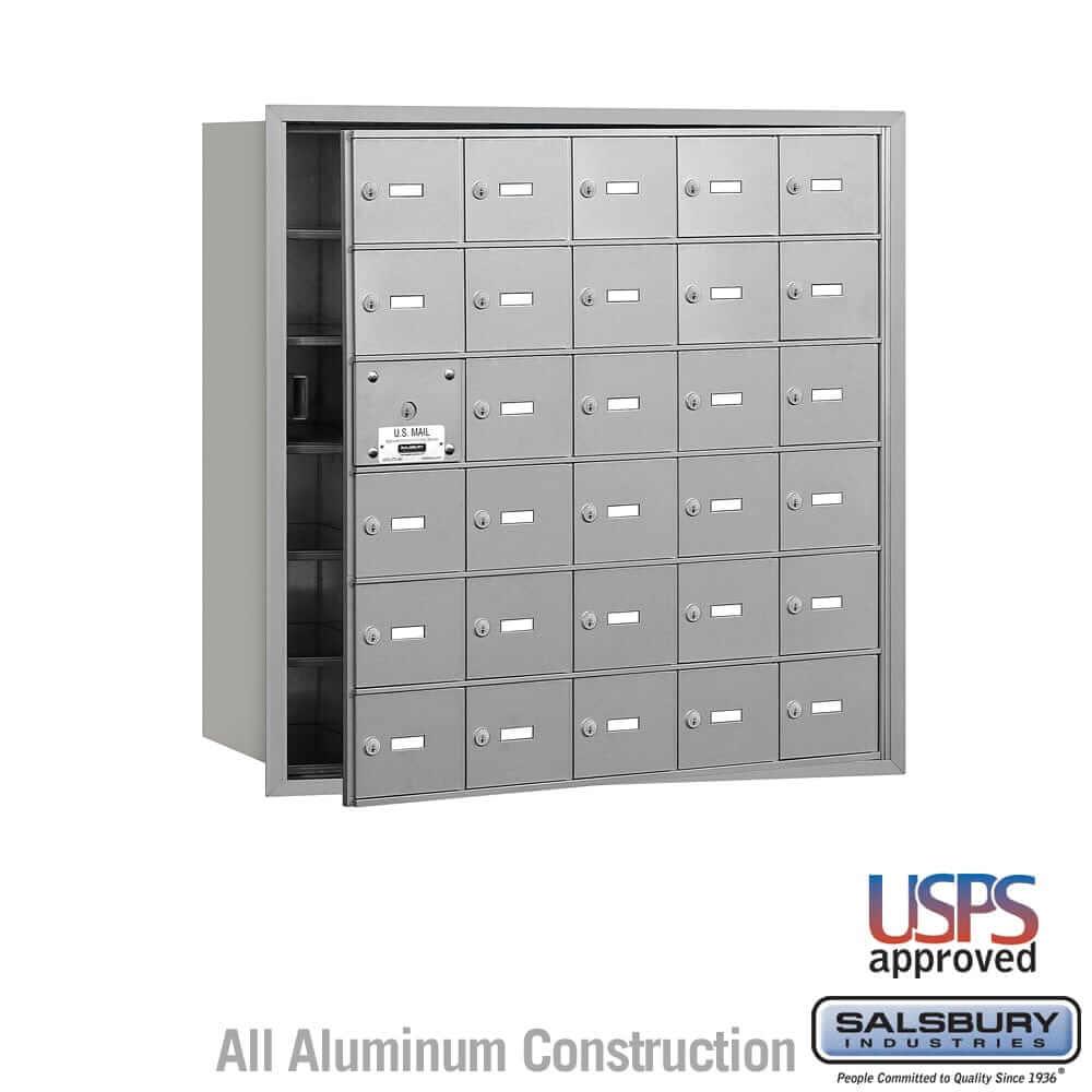 Salsbury Industries 4B+ Horizontal Mailbox with USPS Access [30 A Doors] 3630AFU 820996417039 YourLockerStore